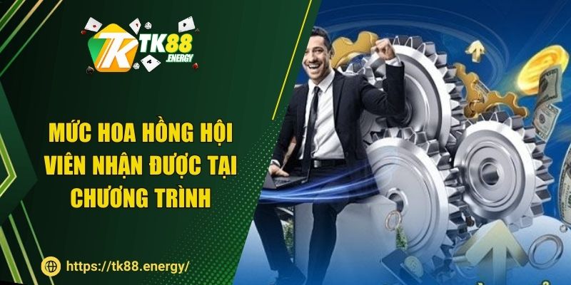 Mức hoa hồng hội viên nhận được tại chương trình