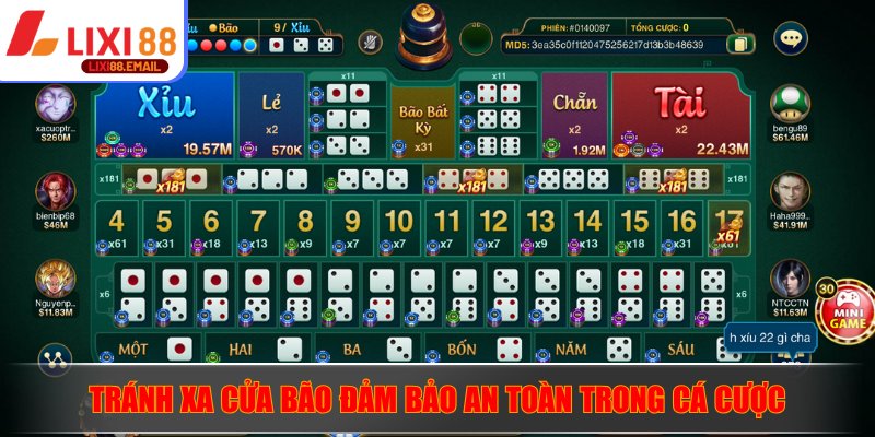 Tránh cửa bão đảm bảo an toàn khi chơi